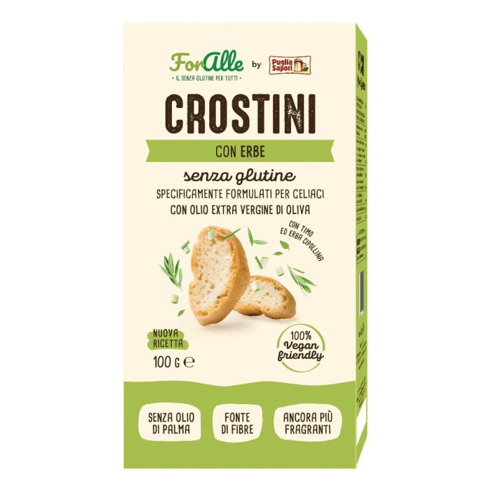 FORALLE Crostini Erbe 100g