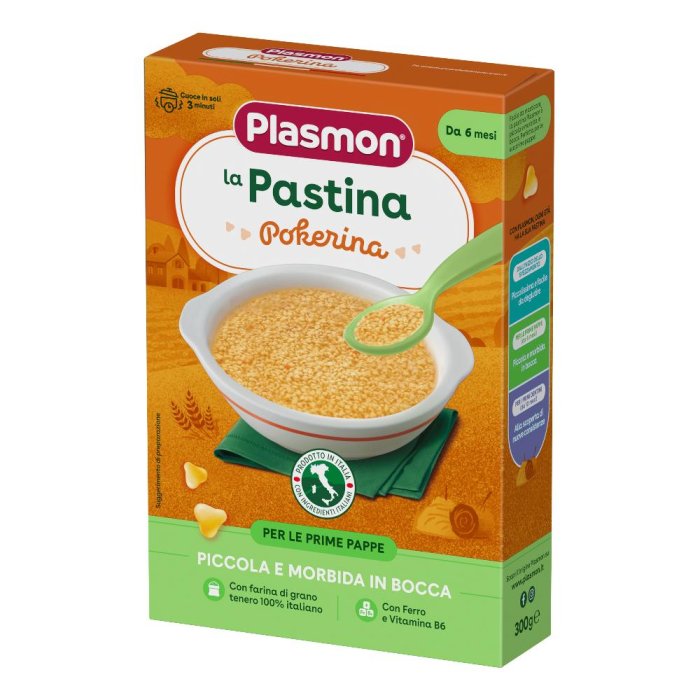 Plasmon Pasta Pokerina 300 g - pastina di semola per bambini
