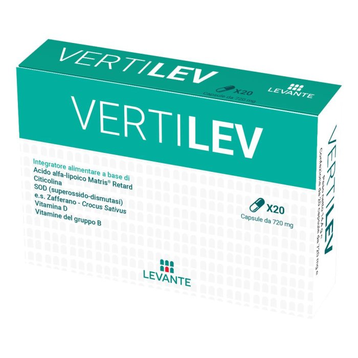 Vertilev 20 Compresse - Integratore per il Trattamento dei Disturbi Vertiginosi e Benessere Neurologico