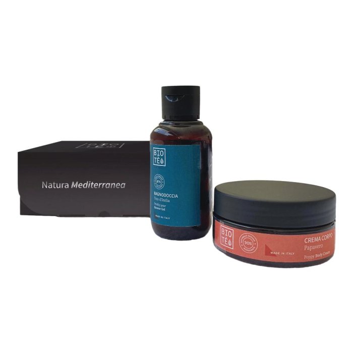 Biote Kit Bagnodoccia al Fico e Crema Corpo alla Papaya – Cofanetto Benessere Corpo Idea Regalo