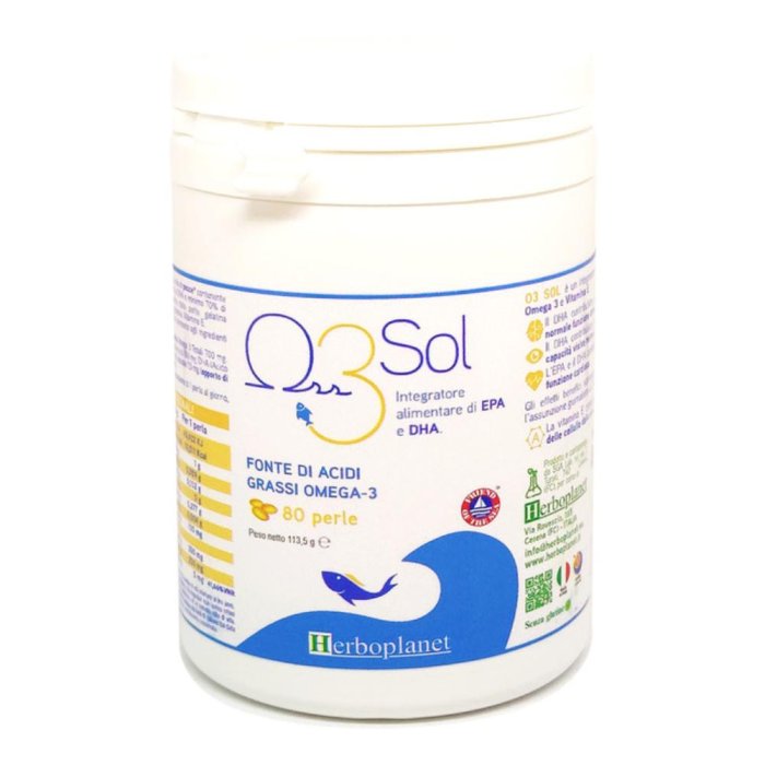 O3 Sol 80 perle - integratore di omega 3 in perle