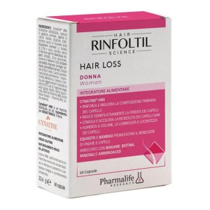 Rinfoltil Hair Loss D Integratore Anticaduta Capelli 60 Capsule – Trattamento Rinforzante per Uomo e Donna