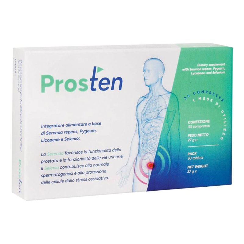 Prosten 30 Compresse Integratore per il Benessere della Prostata e delle Vie Urinarie Uomo