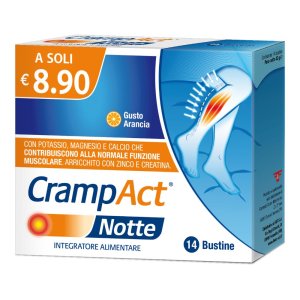 Linea Act Crampact Notte Integratore Funzione Muscolare, 14 Bustine