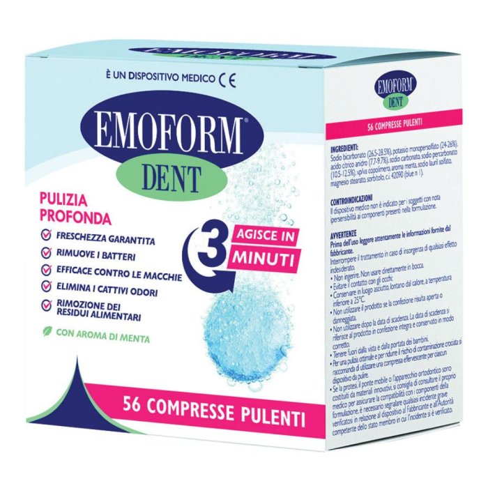 Emoform Dent pulizia profonda 54 compresse pulenti