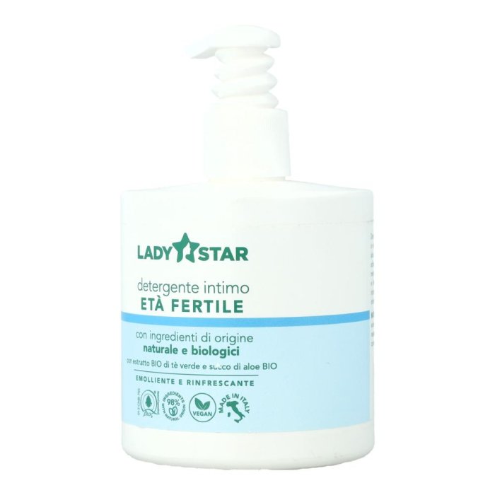 Ladystar detergente intimo donna fertile - detergente intimo delicato per eta fertile