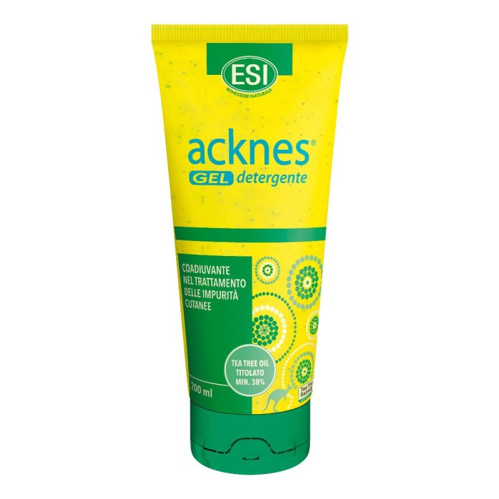 ESI Acknes gel detergente 200 ml - gel detergente viso per pelle impura