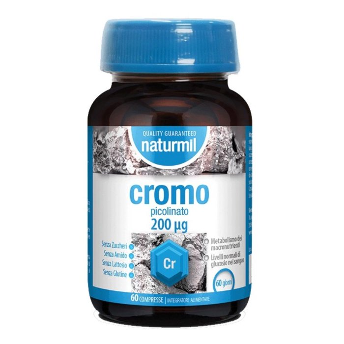 Cromo Picolinato 60 compresse - integratore di cromo per metabolismo degli zuccheri