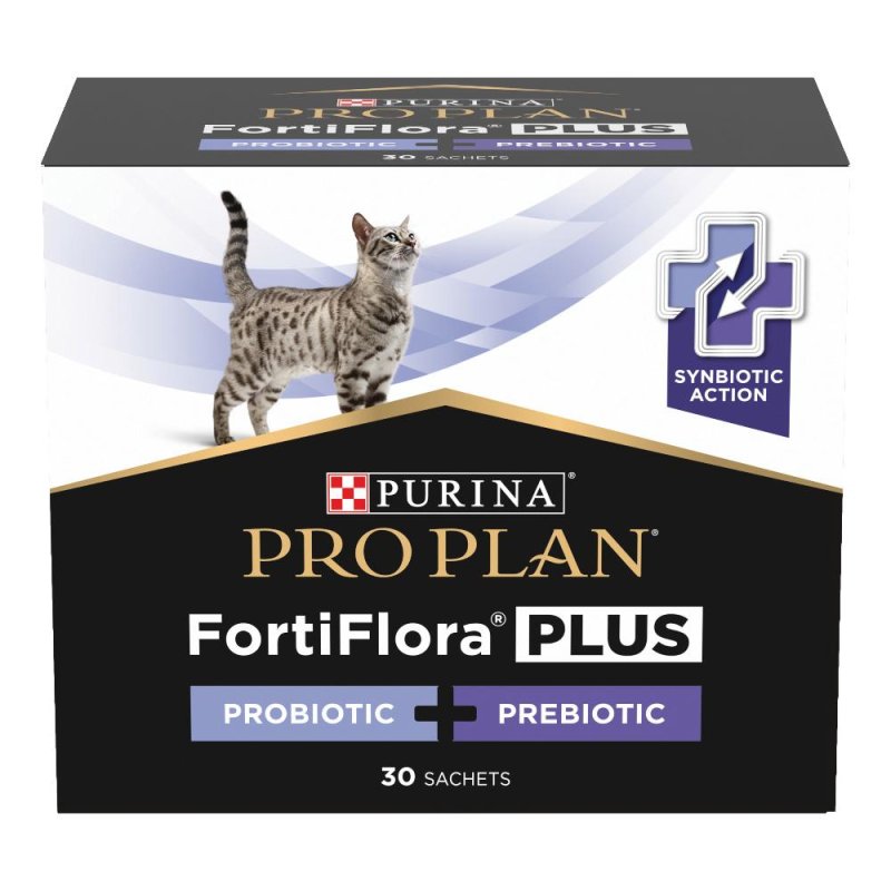 Purina Pro Plan Fortiflora Gatto Plus 30 Bustine – Integratore Probiotico per Gatto per Benessere Intestinale Purina Pro Plan Fortiflora Gatto Plus 30 Bustine – Integratore Probiotico per Gatto per Benessere Intestinale
