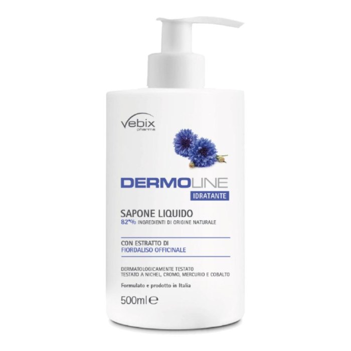 Vebix Dermoline - Fiordaliso Sapone Liquido idratante 500 ml