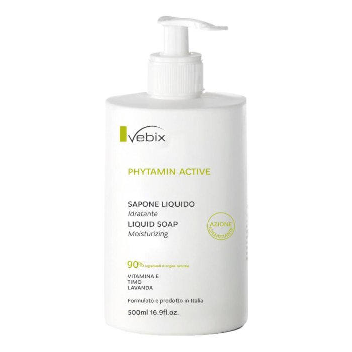 Vebix Phytamin Active - Sapone Liquido Idratante 500 ml