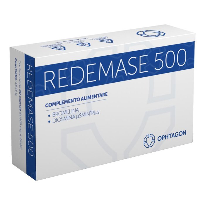 Redemase 500 Ophtagon Integratore Alimentare in Capsule Confezione da 30 Capsule