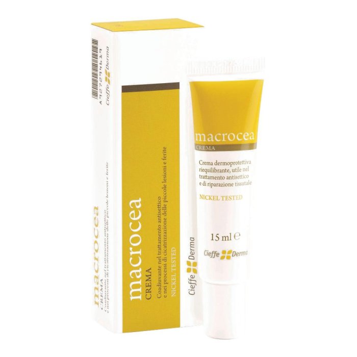 Macrocea Crema 15 ml Trattamento Idratante Nutriente per Viso e Pelle Secca