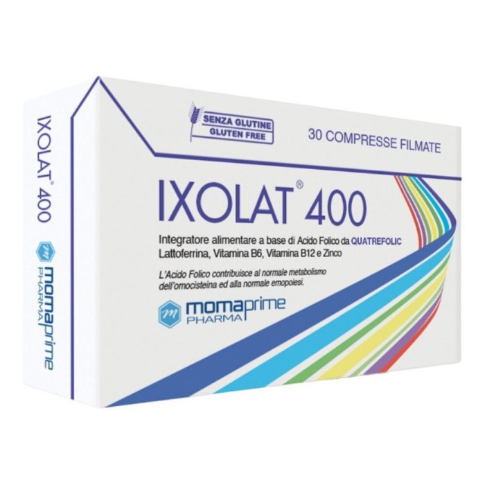 Ixolat 400 MomaPrime Pharma Integratore per il Controllo della Omocisteinemia 30 compresse