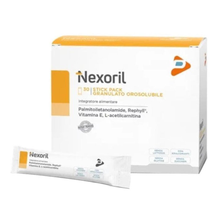 Nexoril integratore palmitoiletanolamide L-acetilcarnitina vitamina E 30 stick pack