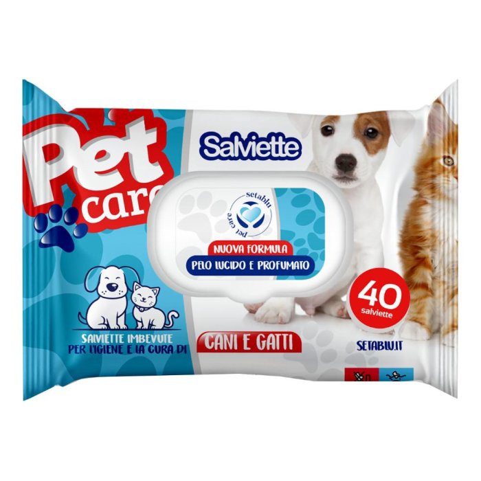 SALVIETTINE PET POP UP 40PZ