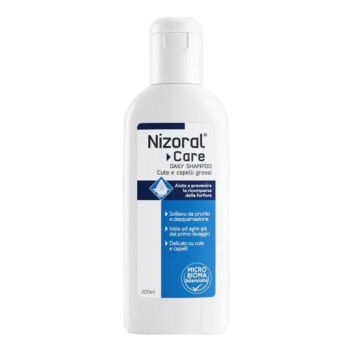 Nizoral Care Shampoo per Cute e Capelli Grassi | Trattamento Delicato Seboregolatore Antiforfora