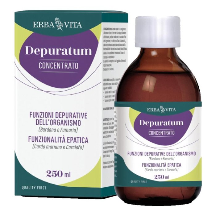 Erba Vita Depuratum Concentrato Integratore Depurativo e Drenante 250 ml