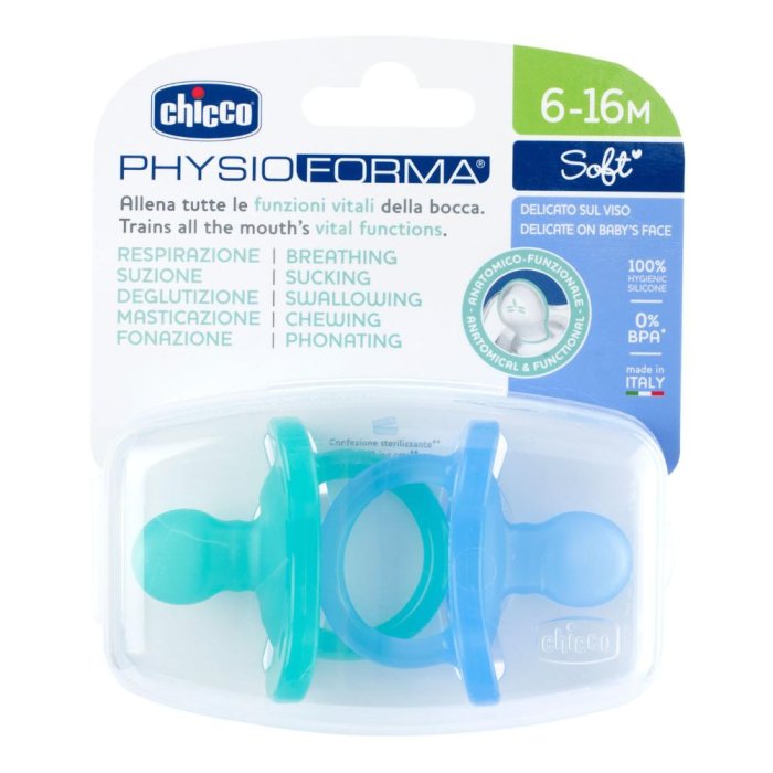 Chicco Gommotto Physioforma Soft 6-16 Mesi 2 Pezzi