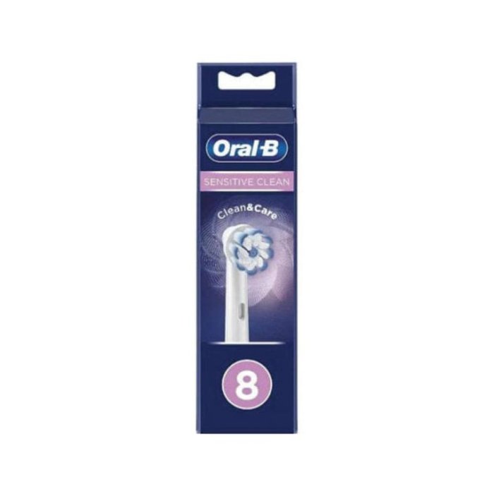 Oral-b power refill sensitive clean testine di ricambio 8 pezzi