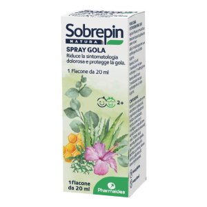 Sobrepin Natura - Spray per la Gola Idratante e Protettivo 20 ml