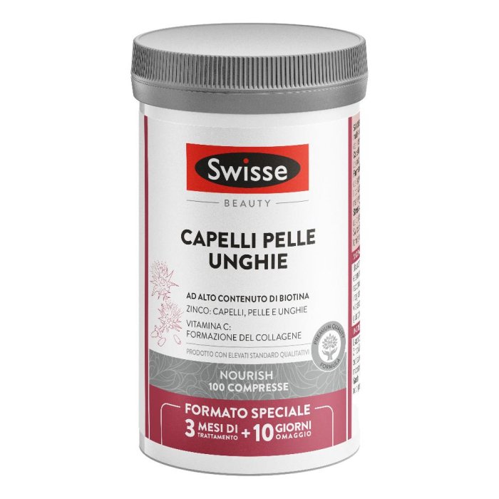 Swisse Beauty - Capelli Pelle e Unghie Integratore Formato Speciale,100compresse