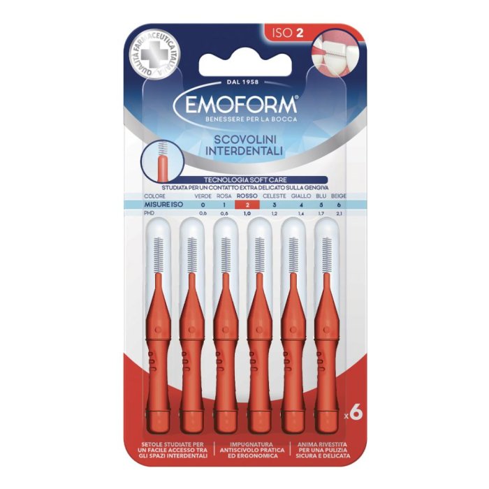 Emoform Scovolini Interdentali Iso 2 6 Pezzi