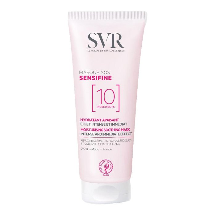 SVR Sensifine Masque SOS 75 ml Maschera Viso Lenitiva e Idratante per Pelle Sensibile e Intollerante