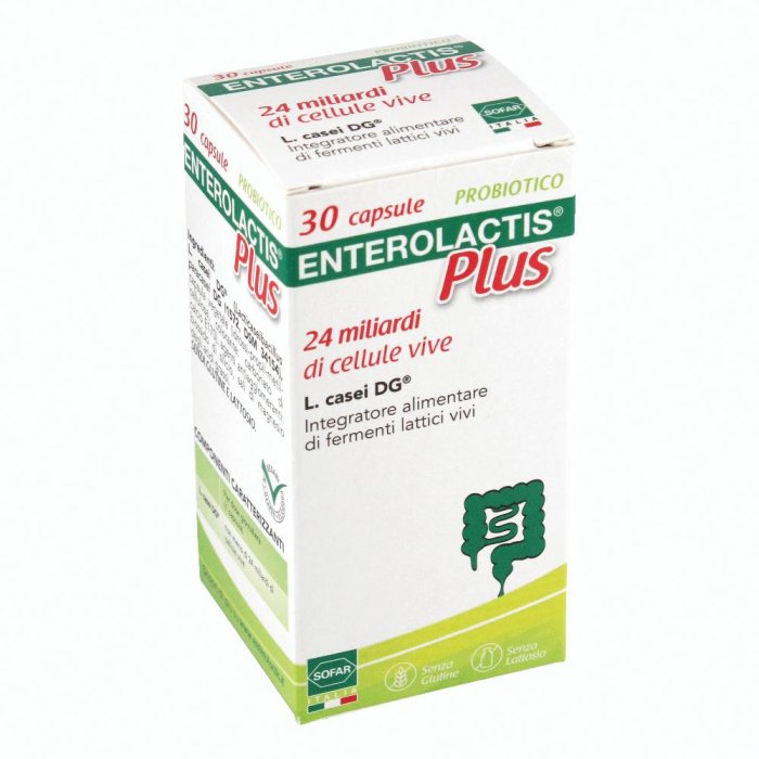 Enterolactis Plus integratore di fermenti lattici vivi 30 capsule