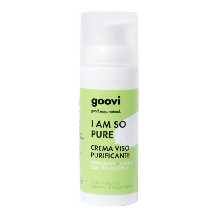 Goovi Crema Viso Pelli Miste Idratante Opacizzante Naturale 50 ml