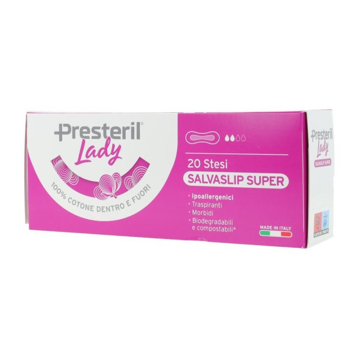 Lady Presteril salvaslip super stesi - protezione quotidiana igienica ultraâ€‘sottile