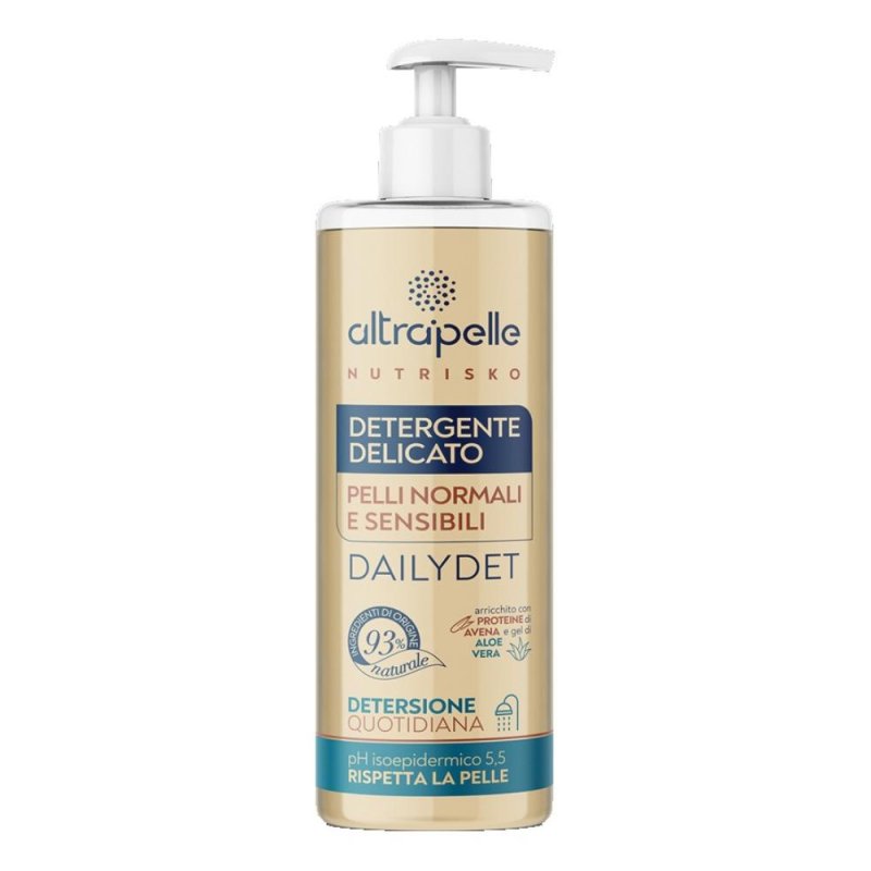 Altrapelle Nutrisko Detergente Corpo e Mani 500 ml – Detergente Delicato Nutriente per Pelle Secca e Sensibile