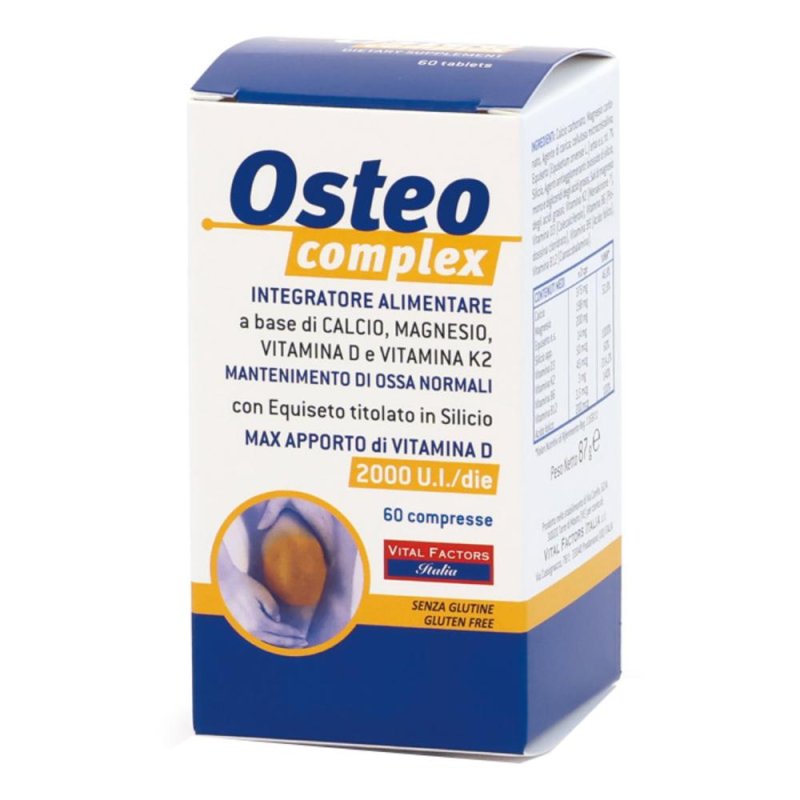 Vital Factors Osteo Complex Integratore Benessere Ossa 60 Compresse