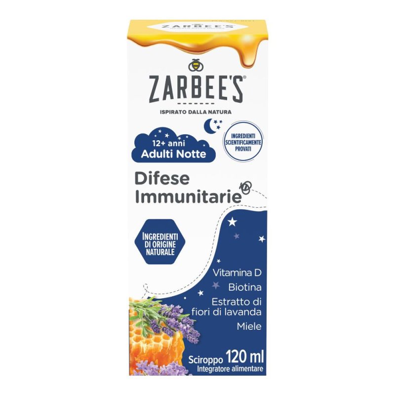 Zarbee's Difese Immunitarie Adulti Notte sciroppo 120ml