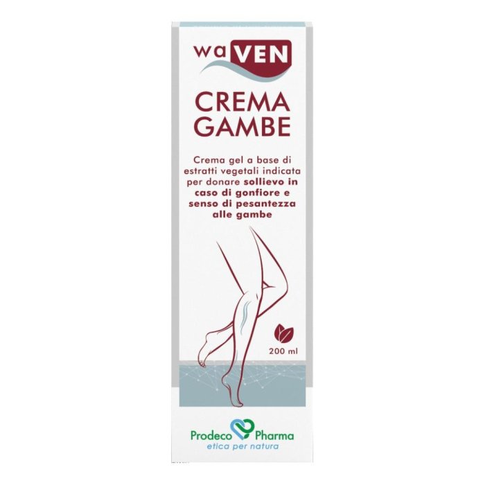 Prodeco Pharma Waven - Crema Gel Gambe per Gonfiore e Pesantezza 200 ml