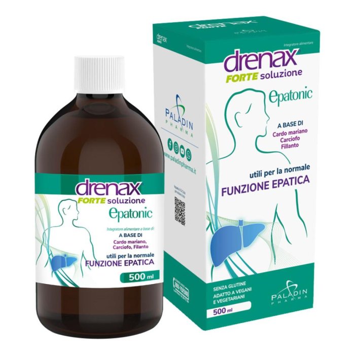 Paladin Pharma Drenax - Forte Epatonic Integratore Depurativo,500 ml