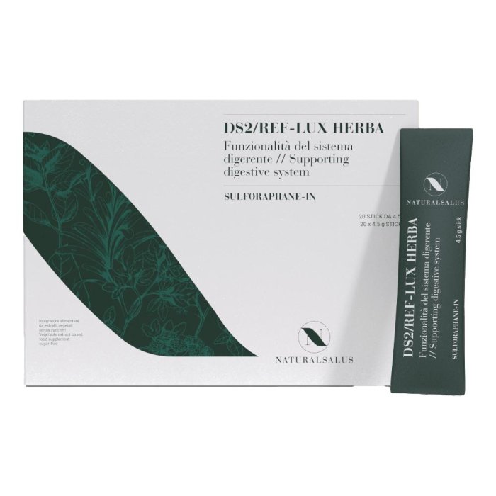Reflux Herba DS2 Integratore per Reflusso Gastroesofageo 20 Stick da 80 g New Formula