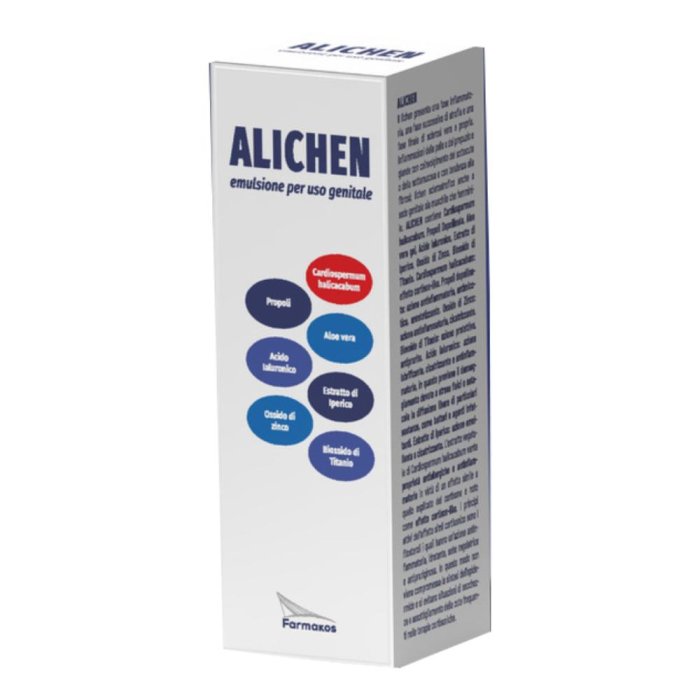 Alichen Emulsione 30 ml Trattamento Dermatologico Lenitivo e Idratante per Pelle Irritata e Sensibile