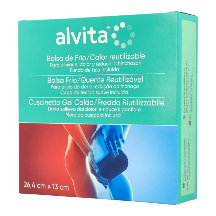 Alvita Cuscinetto in Gel Caldo Freddo Riutilizzabile 1 pezzo