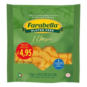 Pasta Farabella Rigatoni Senza Glutine Formato Convenienza 1 kg