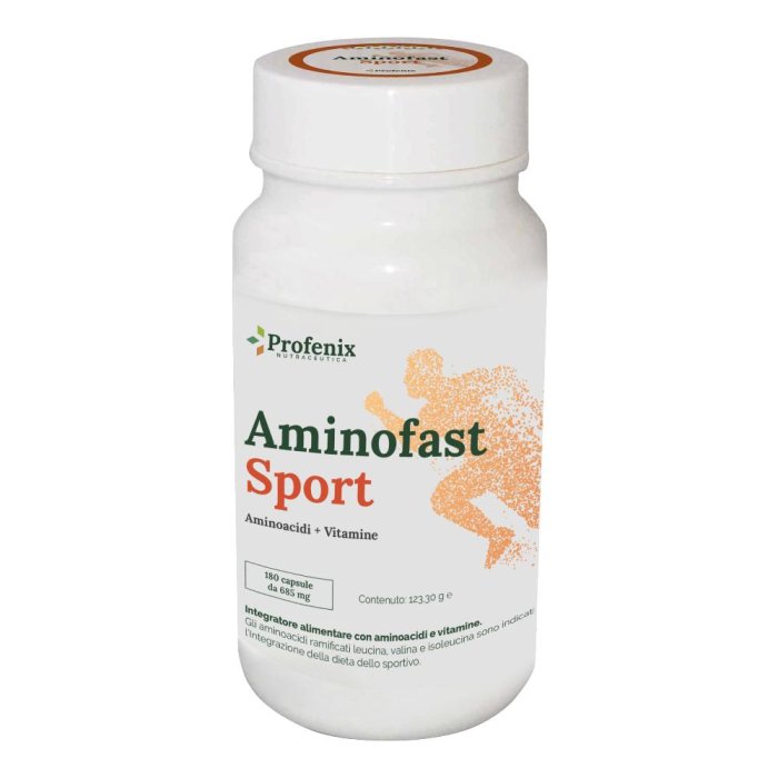 Aminofast Sport Integratore di Aminoacidi Essenziali 180 Capsule per Energia Recupero e Performance Sportiva