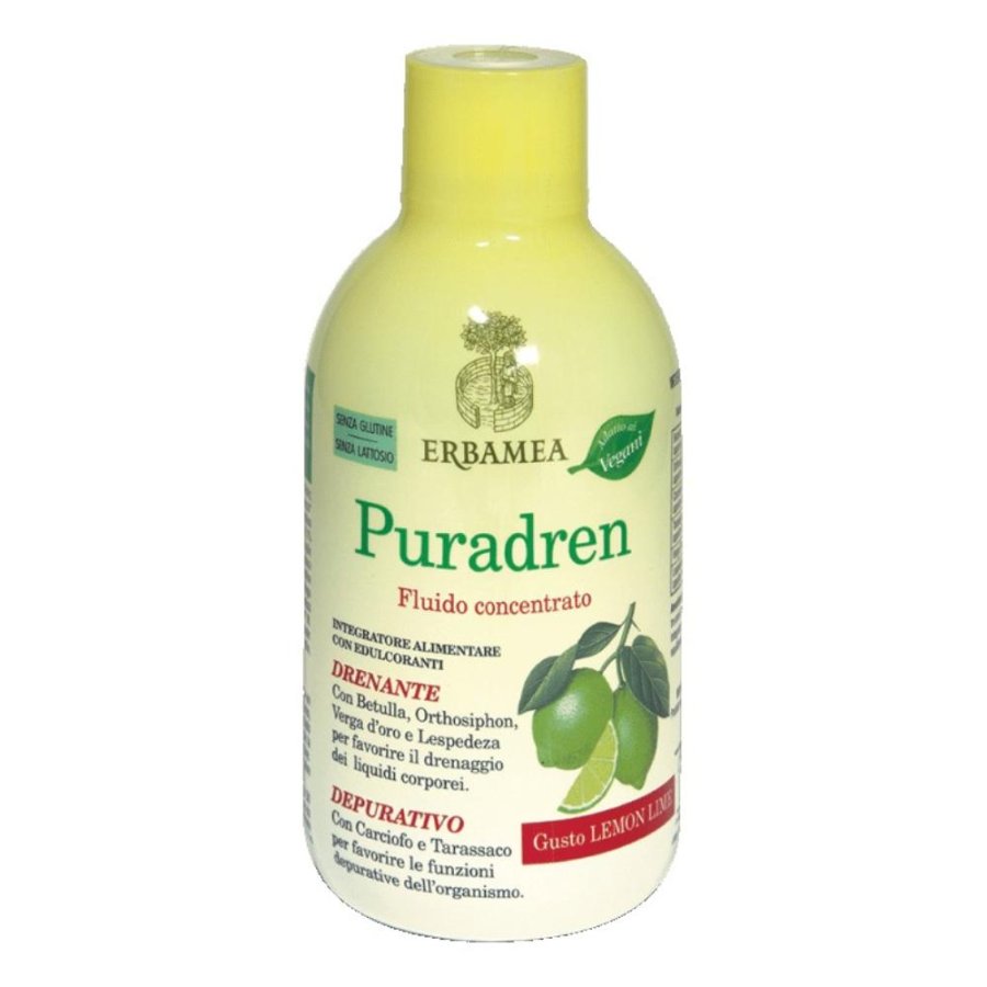 Puradren Lime 500 ml Integratore Drenante al Lime e Limone per Depurazione dell’Organismo e Drenaggio dei Liquidi Puradren Lime 500 ml Integratore Drenante al Lime e Limone per Depurazione dell’Organismo e Drenaggio dei Liquidi