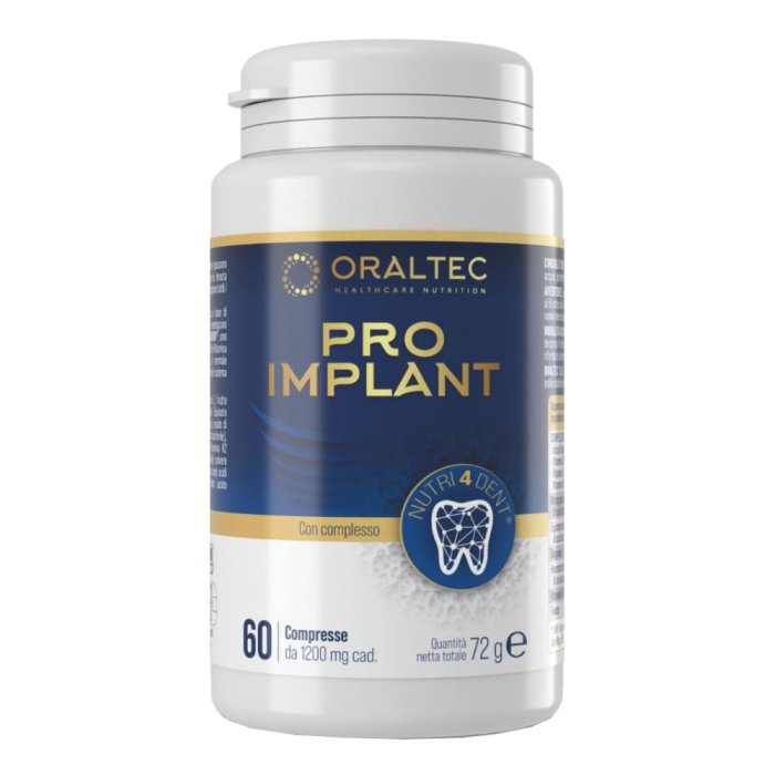 Oraltec Pro Implant Integratore per Impianti Dentali e Salute Orale 60 Compresse Offerta Web