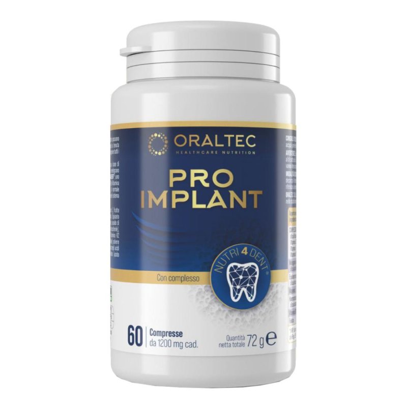 Oraltec Pro Implant Integratore per Impianti Dentali e Salute Orale 60 Compresse Offerta Web