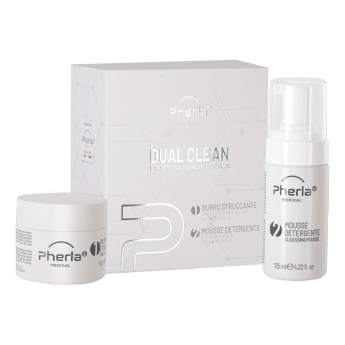 Dual Clean 2 Pezzi – Testine di Ricambio per Spazzolino Elettrico con Pulizia Doppia Profonda per Denti e Gengive