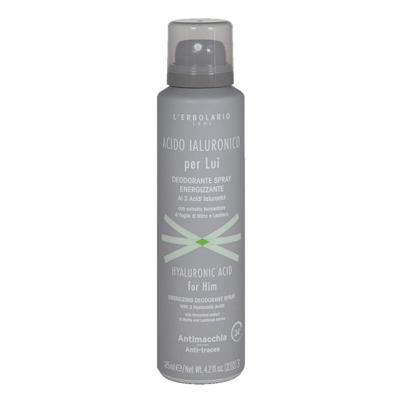 Acido ialuronico deodorante spray energy - deodorante idratante con acido ialuronico