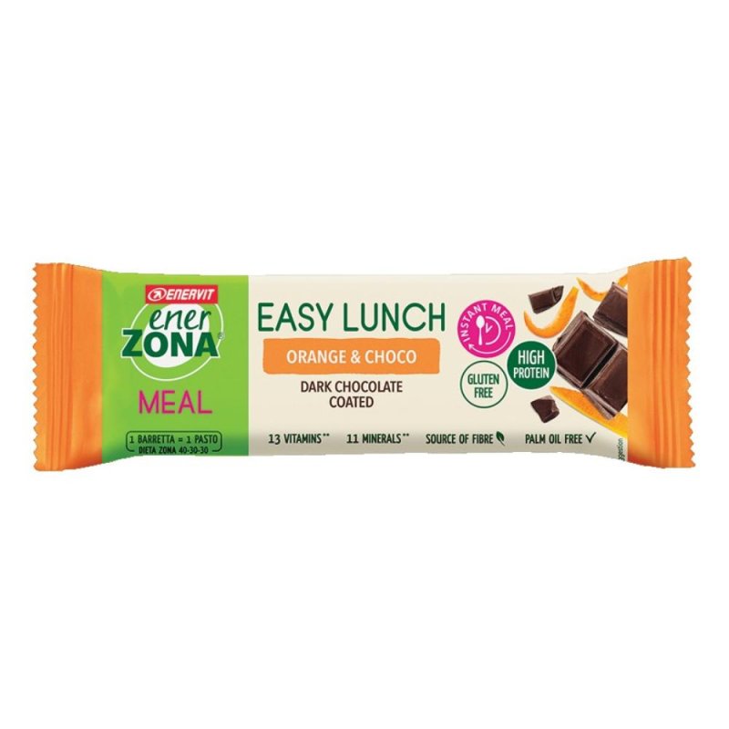 Enervit EnerZona Pasto Protein barretta sostitutiva pasto 58 g arancia e cioccolato