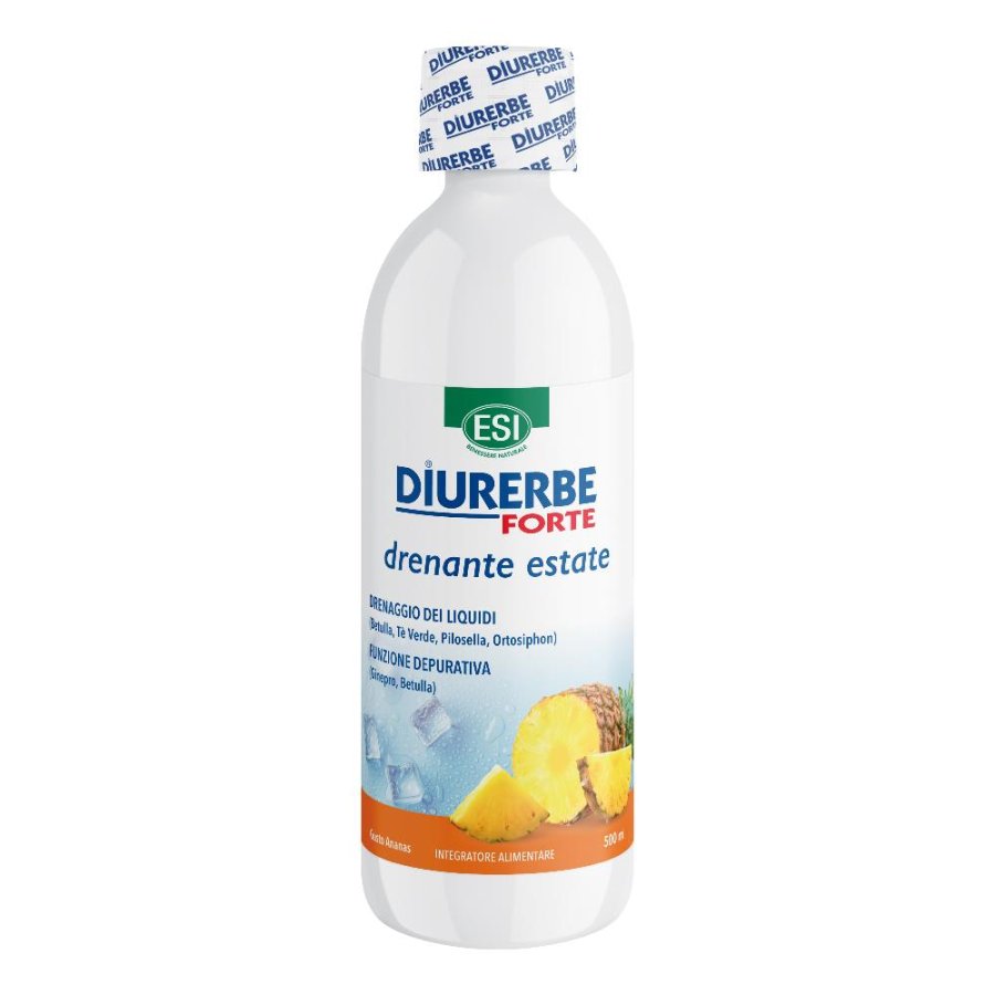 ESI Diurerbe Forte - Drenante Estate Ananas Integratore Depurativo 500ml
