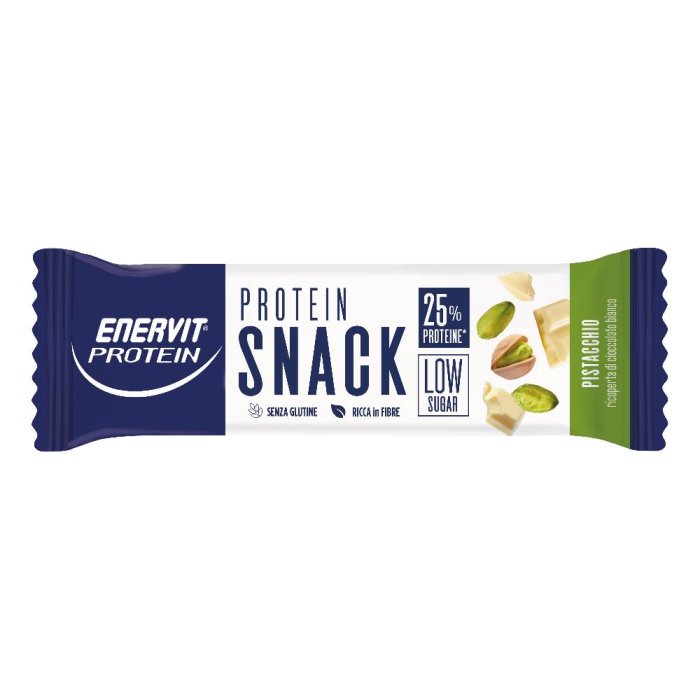 Barretta proteica Enervit snack al pistacchio a basso contenuto di zuccheri 27 g