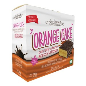 Orange cake merendina all'arancia con copertura di cioccolato fondente 4x50g